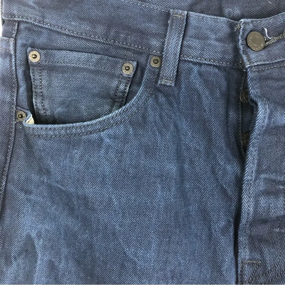 Levi Strauss 501 button fly dark wash jeans W32 L36